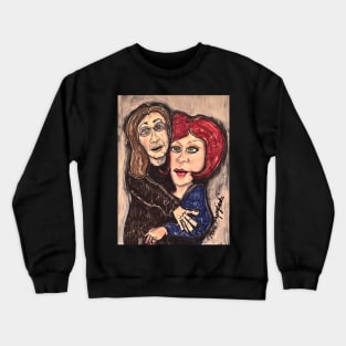 Ozzy and Sharon Osbourne Crewneck Sweatshirt